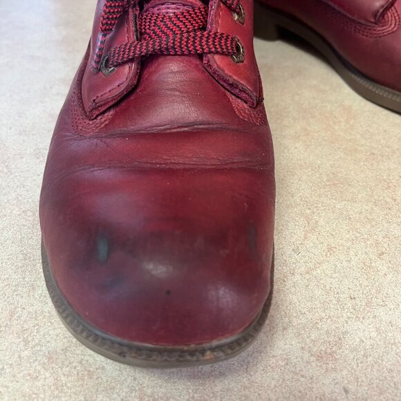 Kodiak Red Leather Combat Moto Ankle Waterproof Boot - Picture 9 of 16